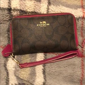 Coach wristlet